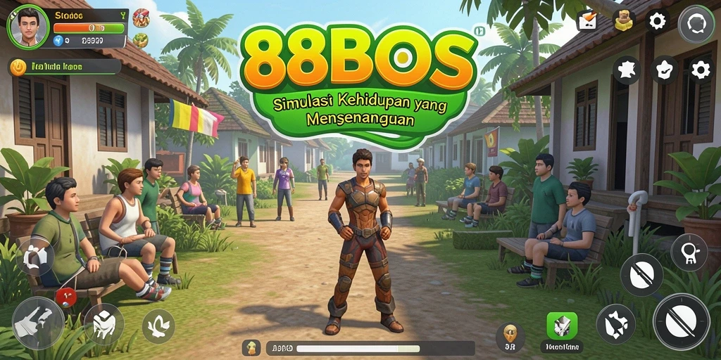 Tangkapan layar menunjukkan interaksi dalam game 88BOS yang menarik.