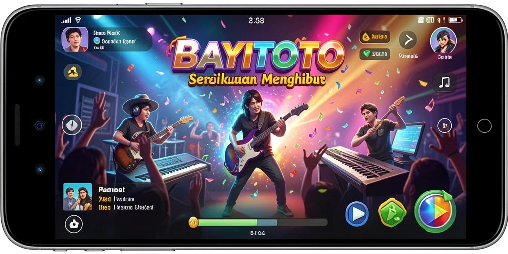 Tampilan gameplay seru dari game musik BAYITOTO yang mengasyikkan.