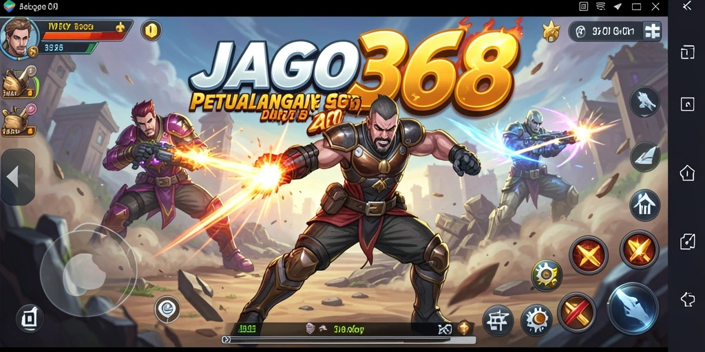 Gameplay seru JAGO368 dengan aksi menegangkan.
