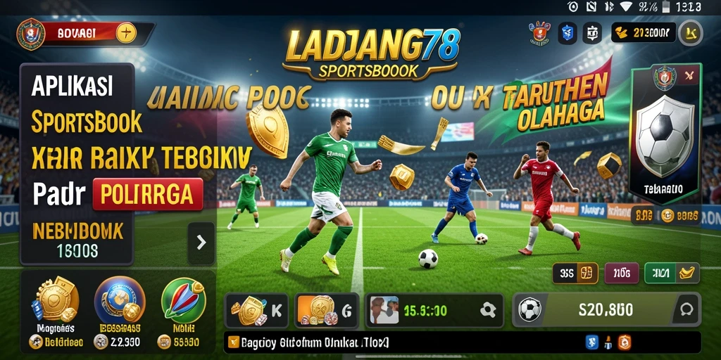 Tampilan gameplay Sportsbook yang interaktif dan menarik.