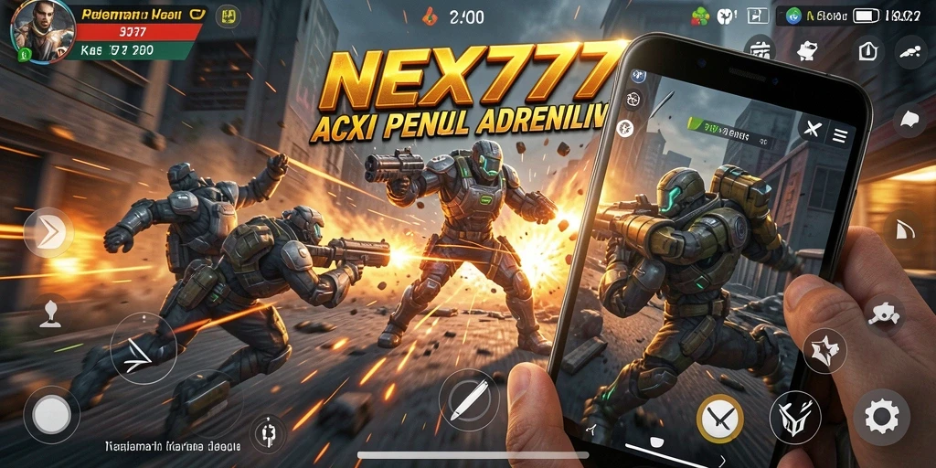 Screenshot NEX777 menampilkan aksi pertarungan yang mendebarkan.