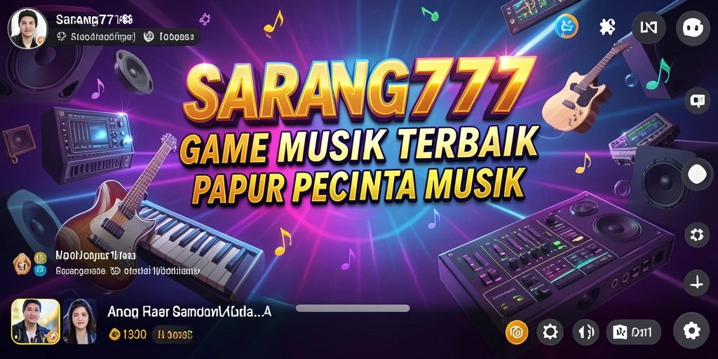 Tampilan gameplay Music yang menarik dan interaktif di SARANG777.